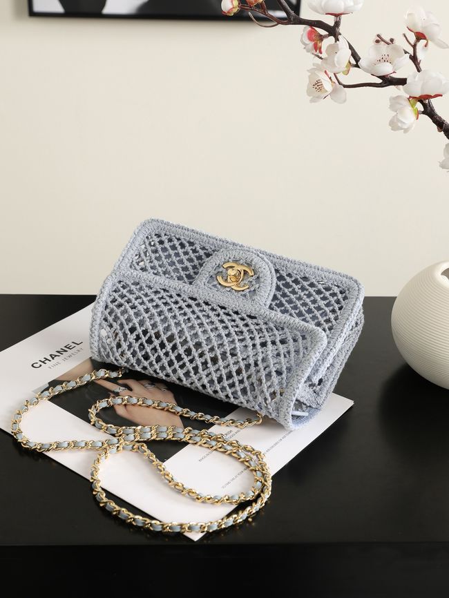 Chanel Small Flap Bag AS6157 gray Chanel Small Flap Bag AS6157 gray