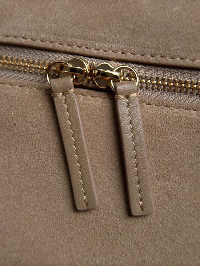 CHANEL Maxi Vanity with chain AS6473 dark Beige