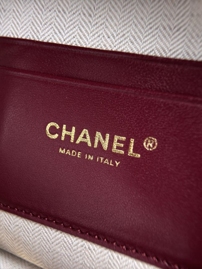 CHANEL Maxi Vanity with chain AS6473 dark Beige