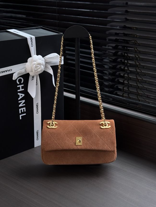 Chanel small Flap Bag AS6449 camel