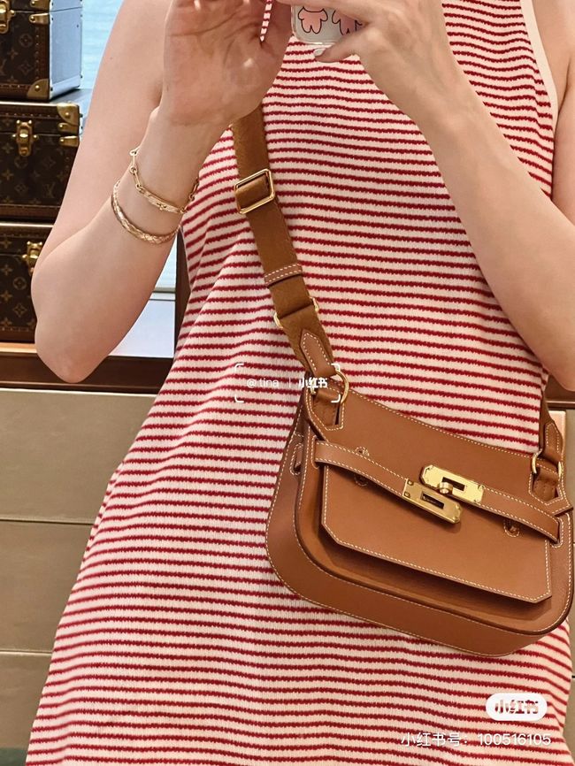 Hermes Jypsiere mini shoulder bag H088004 cookie