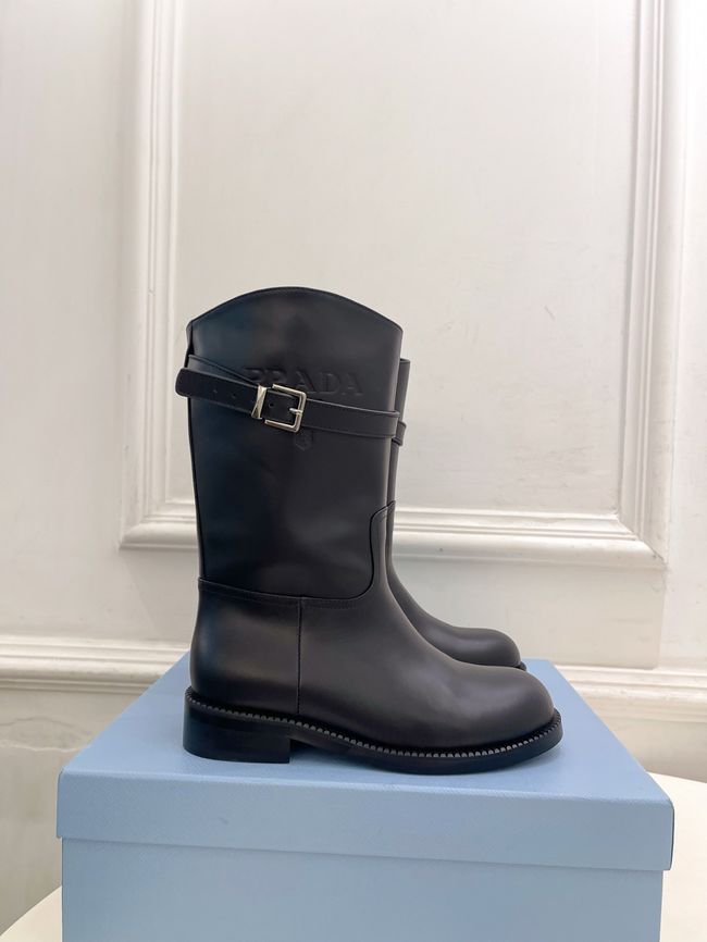 Prada Leather mid-calf boots 64207-1