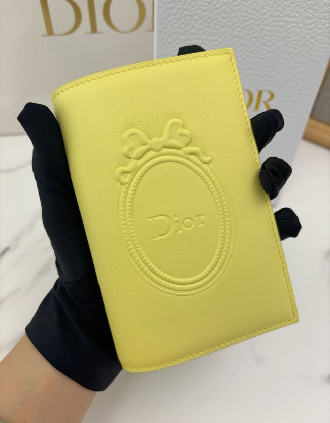 Dior Salon Passport Cover S3817O yellow