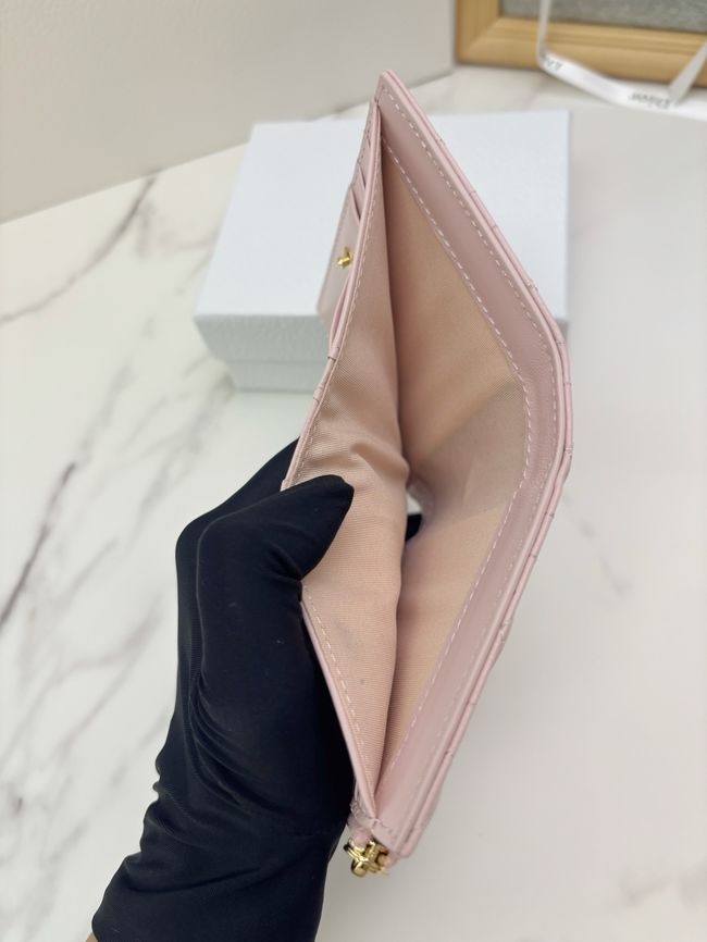 Lady Dior Dahlia Wallet Craie Cannage Lambskin S2065-5 Lady Dior Dahlia Wallet Craie Cannage Lambskin S2065-5