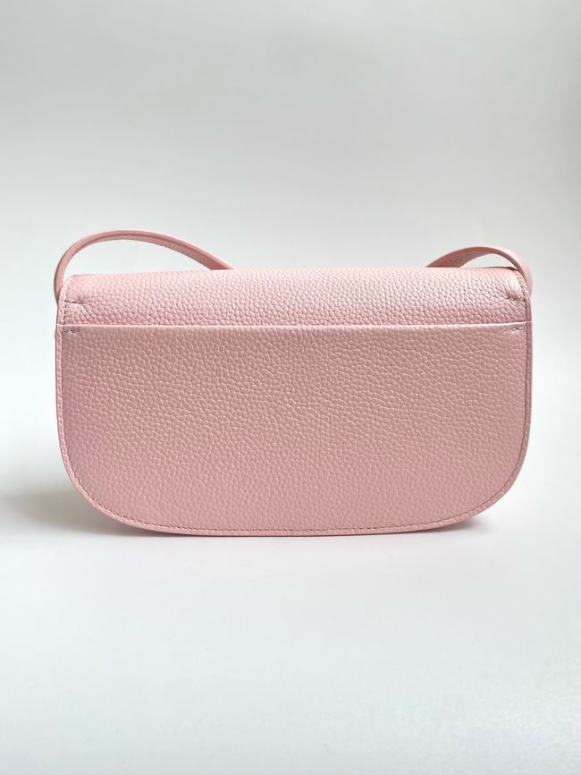 Small Dior Medaillon Flap Bag Grained Calfskin M3919Q Rose Tendre Small Dior Medaillon Flap Bag Grained Calfskin M3919Q Rose Tendre