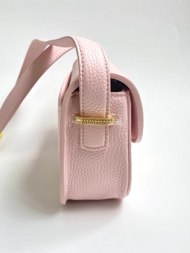 Small Dior Medaillon Flap Bag Grained Calfskin M3919Q Rose Tendre Small Dior Medaillon Flap Bag Grained Calfskin M3919Q Rose Tendre