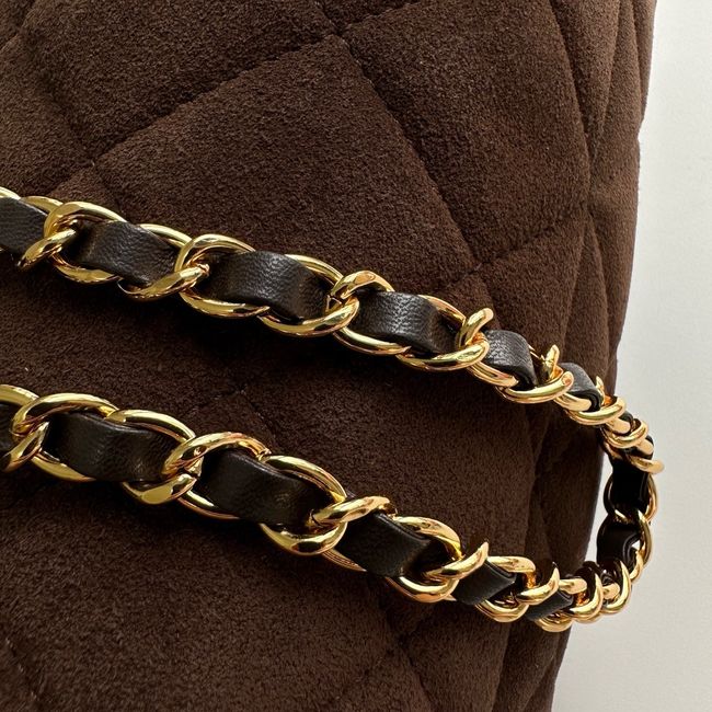 Chanel Clutch with chain AP5252 Dark Brown