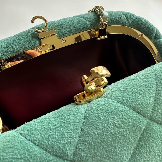 Chanel Clutch with chain AP5252 light green Chanel Clutch with chain AP5252 light green