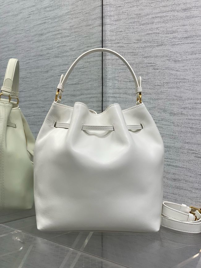 Dior Calfskin Medium Tote Bag 67534 Ivory
