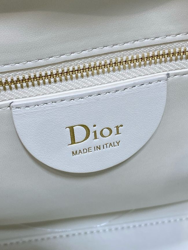Dior Calfskin Medium Tote Bag 67534 Ivory