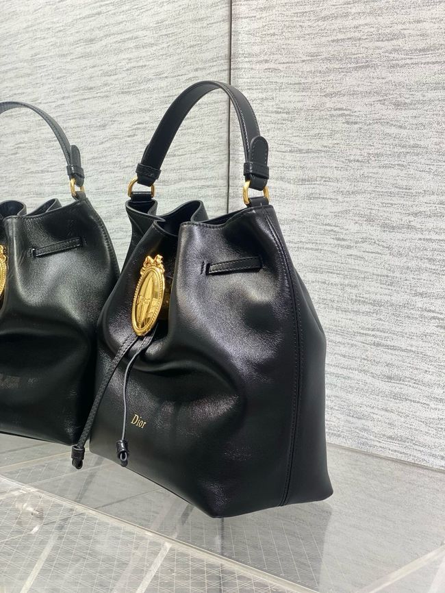 Dior Calfskin Medium Tote Bag 67534 black