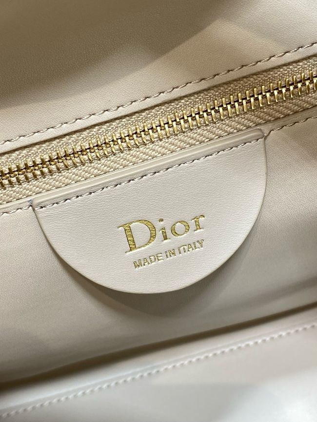 Dior Calfskin Medium Tote Bag 67534 nude