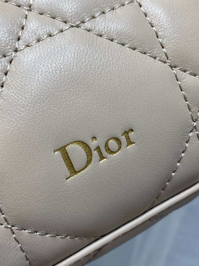 Diorling Mini Bag Macrocannage Lambskin S2613OU Fraise Diorling Mini Bag Macrocannage Lambskin S2613OU Fraise