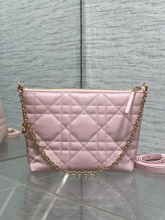 Diorling Mini Bag Macrocannage Lambskin S2613OU Soupir Pink Diorling Mini Bag Macrocannage Lambskin S2613OU Soupir Pink