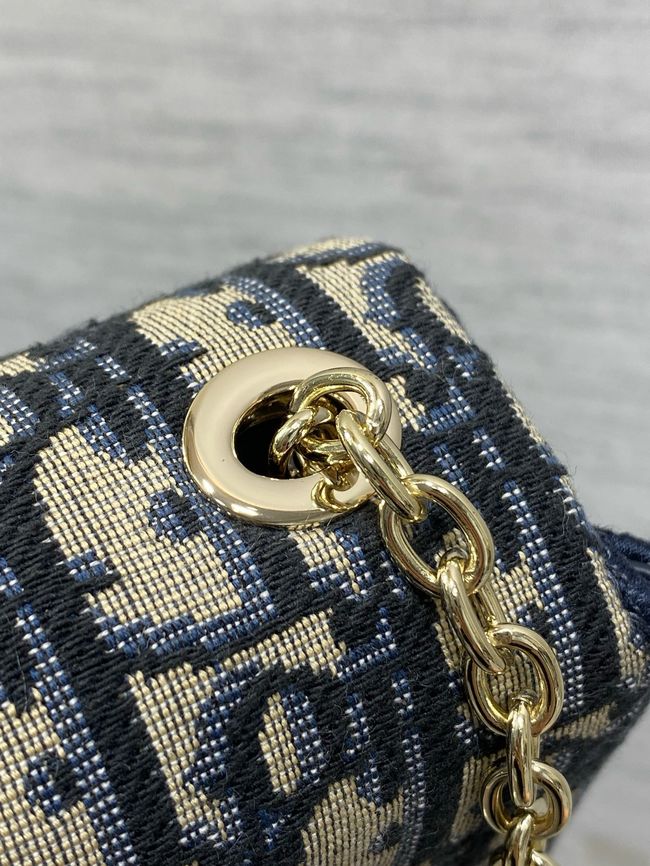 Dior Promenade Mini Bag with Chain S2514OU Blue