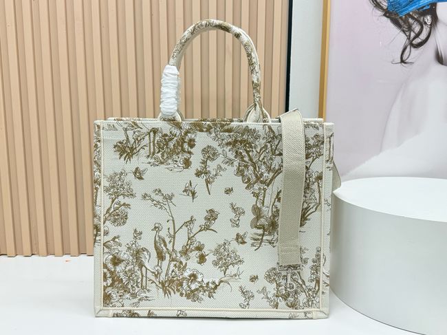 Large Dior Book Tote Cannage Embroidery M1349OEQ-1 Large Dior Book Tote Cannage Embroidery M1349OEQ-1