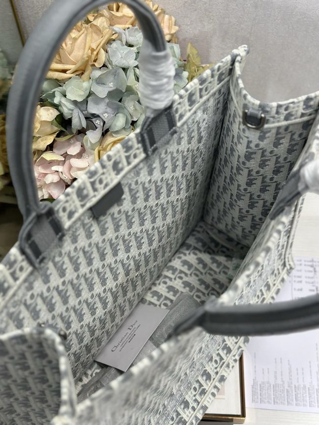 Large Dior Book Tote Cannage Embroidery M1349OEQ-2 Large Dior Book Tote Cannage Embroidery M1349OEQ-2
