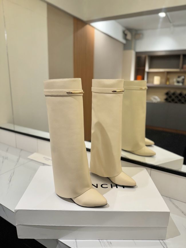 Givenchy High Boots Shiny Calfskin high heels 8.5CM 65261-1 Givenchy High Boots Shiny Calfskin high heels 8.5CM 65261-1