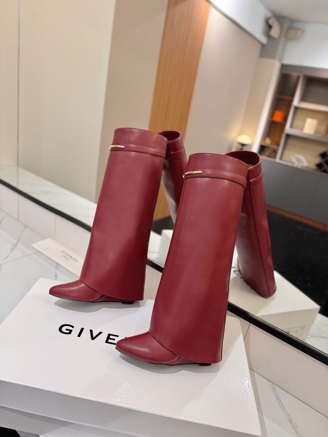 Givenchy High Boots Shiny Calfskin high heels 8.5CM 65261-5