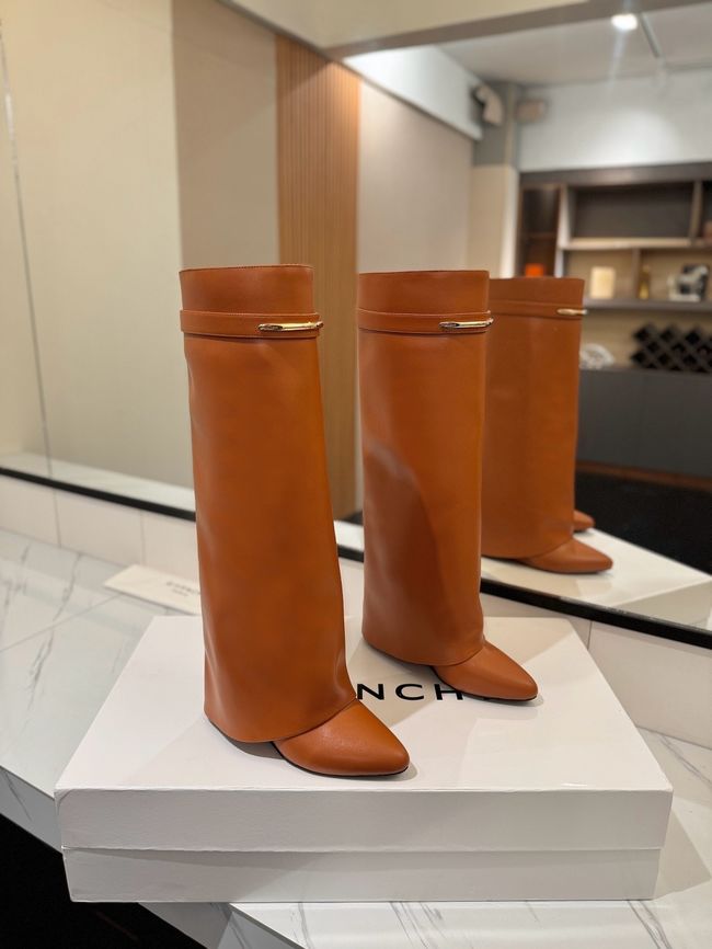 Givenchy High Boots Shiny Calfskin high heels 8.5CM 65261-5 Givenchy High Boots Shiny Calfskin high heels 8.5CM 65261-5