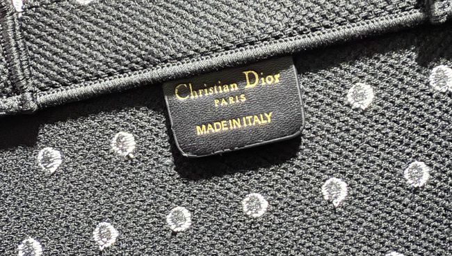 Large Dior Book Tote Cannage Embroidery M1349OEQ-11 Large Dior Book Tote Cannage Embroidery M1349OEQ-11
