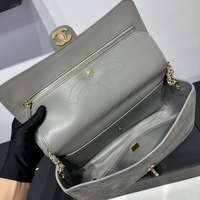 CHANEL Maxi Flapbag AS6281 GRAY CHANEL Maxi Flapbag AS6281 GRAY