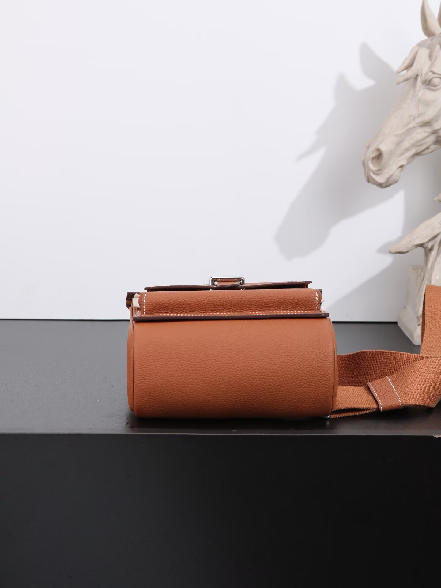 Hermes  HAC A DOS Original Togo Leather Chest Bag H60321 Orange