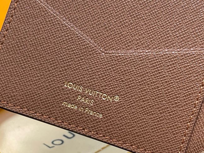 Louis Vuitton Locked Passport Cover M29550 brown