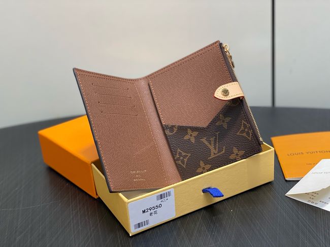 Louis Vuitton Locked Passport Cover M29550 brown