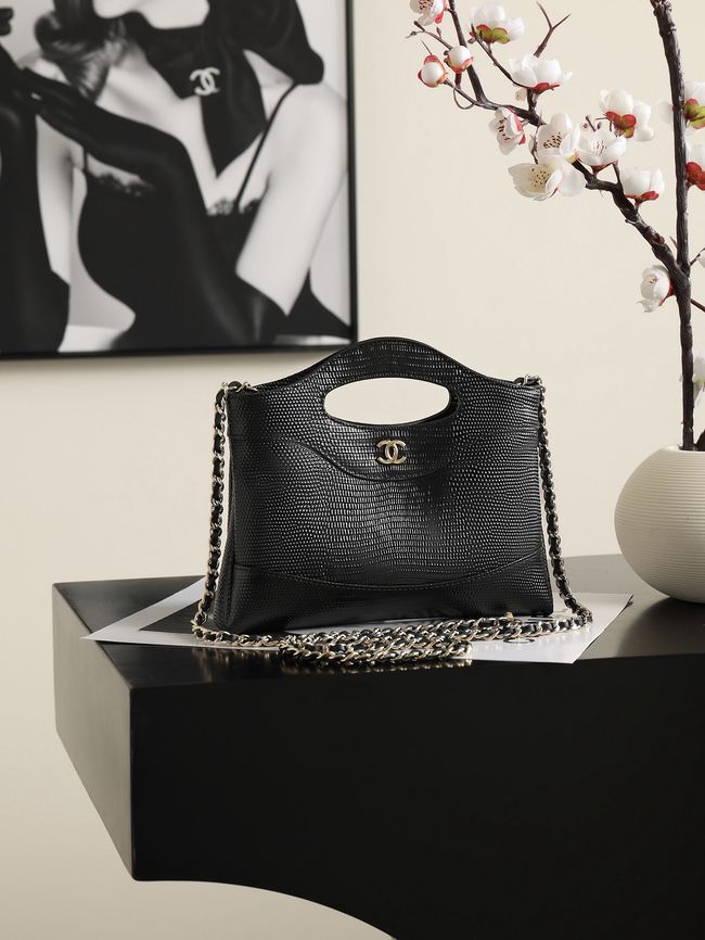 CHANEL 31 Mini Shopping Bag AS3656 black
