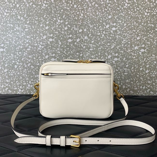 VALENTINO GARAVANI Loco Calf leather bag 0016 black&white