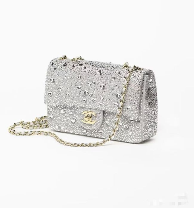 CHANEL Evening Bag AS4297 Silvery