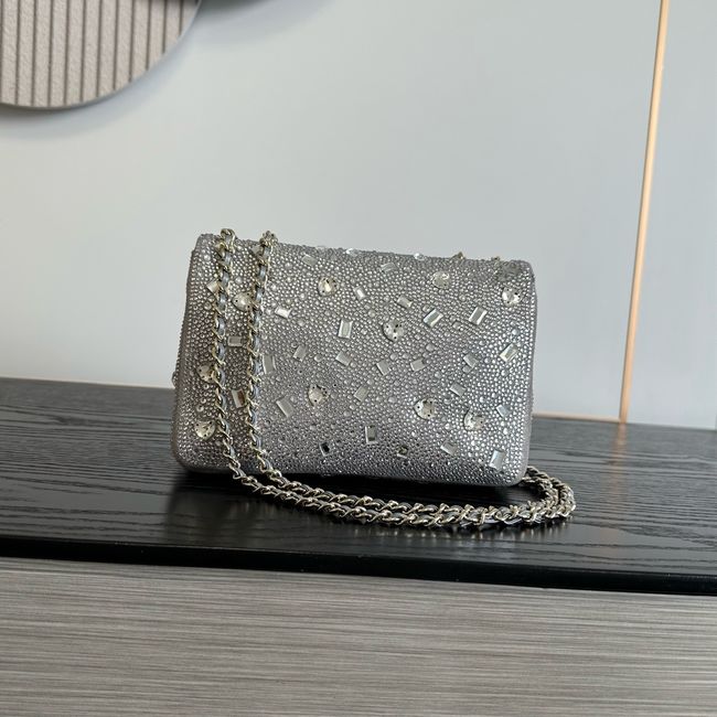 CHANEL Evening Bag AS4297 Silvery
