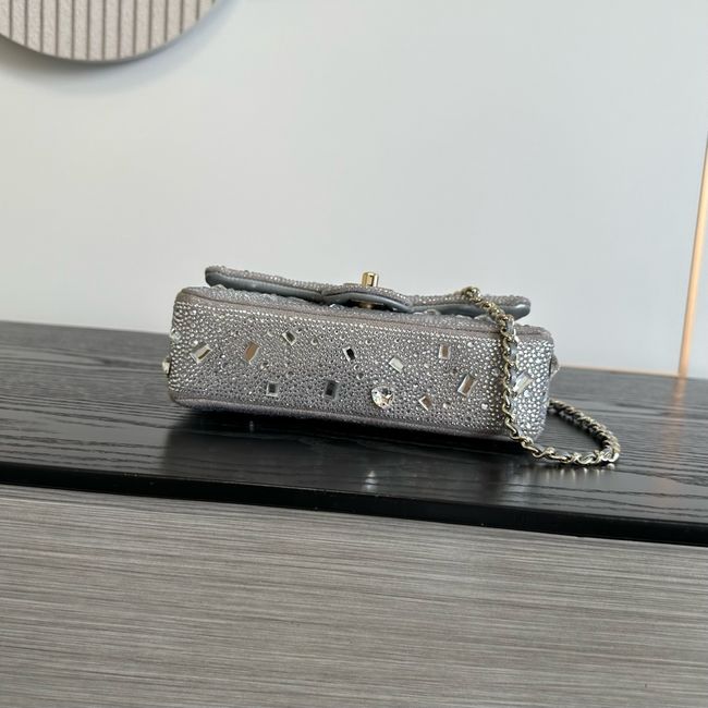 CHANEL Evening Bag AS4297 Silvery