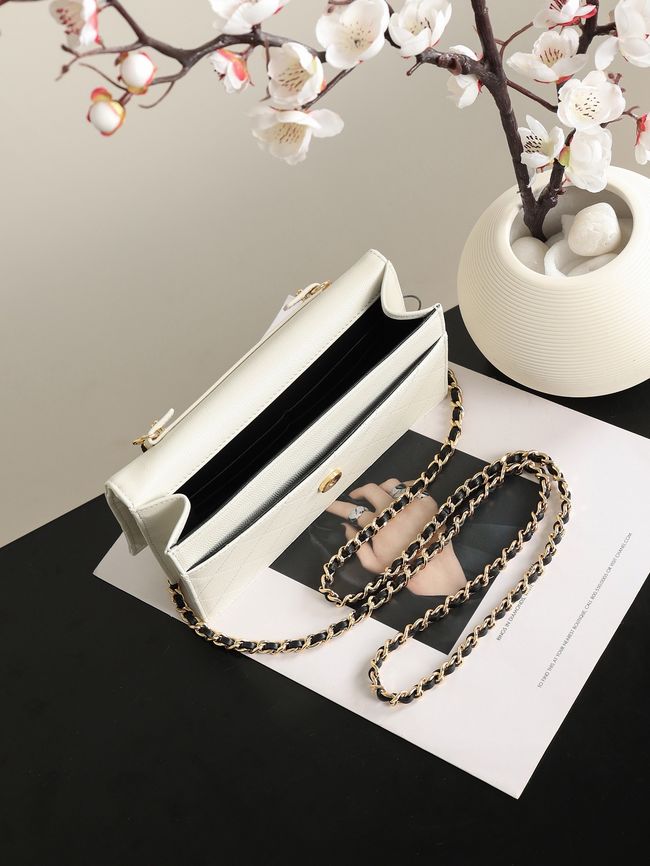 CHANEL Wallet on Chain AP5455 white&black CHANEL Wallet on Chain AP5455 white&black