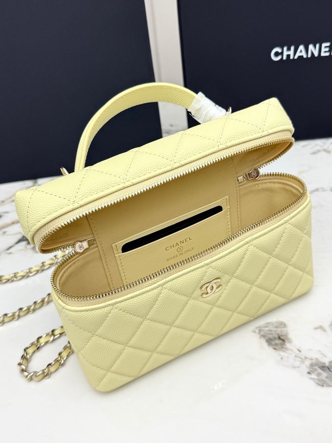 Chanel CLUTCH WITH CHAIN AP4385 yellow Chanel CLUTCH WITH CHAIN AP4385 yellow