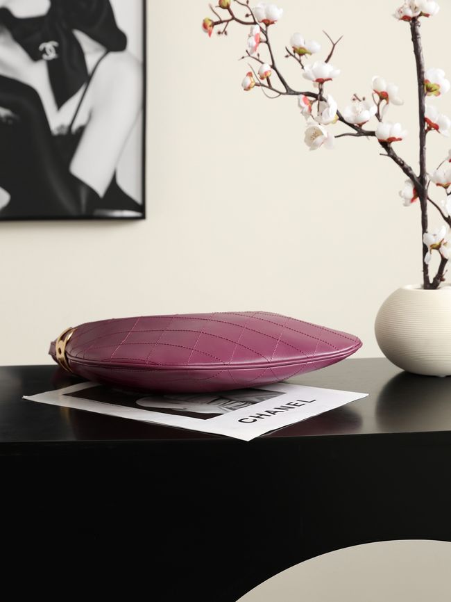 Chanel Calfskin Shoulder Bag AS6478 Burgundy