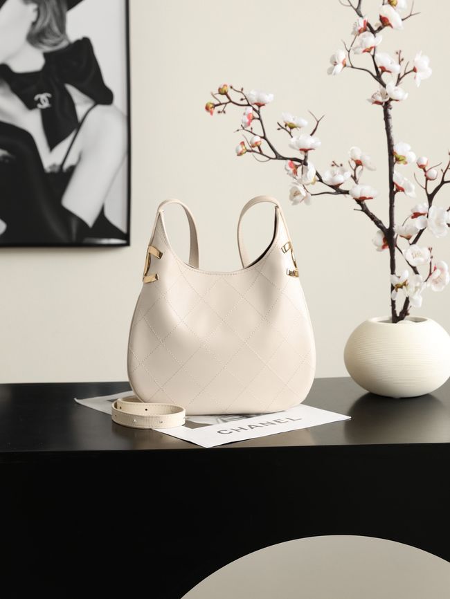 Chanel Calfskin Shoulder Bag AS6479 Ivory