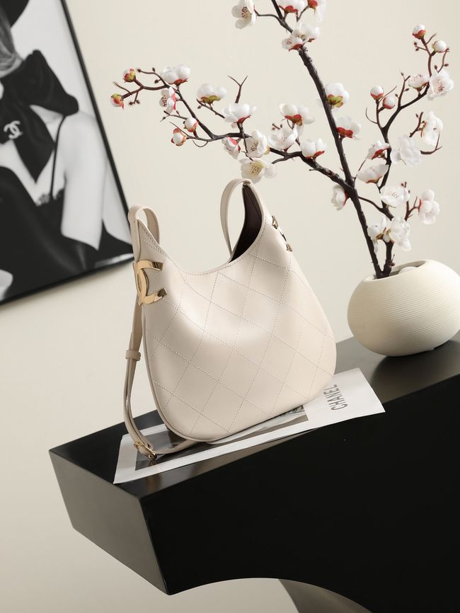 Chanel Calfskin Shoulder Bag AS6479 Ivory