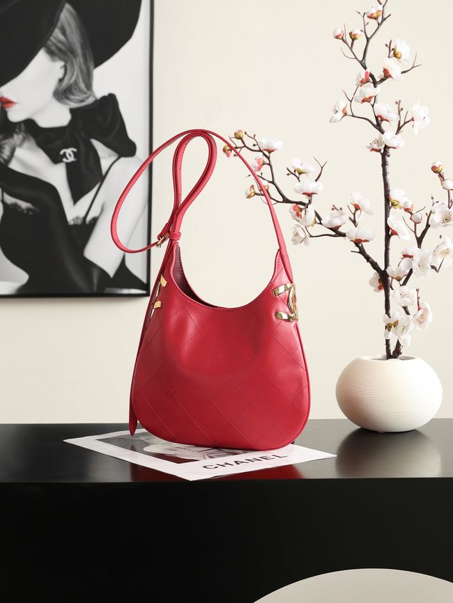 Chanel Calfskin Shoulder Bag AS6479 red Chanel Calfskin Shoulder Bag AS6479 red