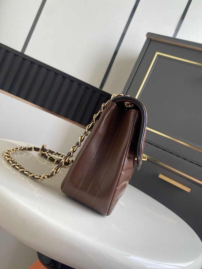 Chanel Flap Bag AS6497 Dark Brown
