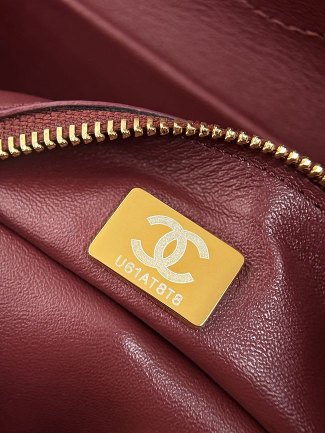 Chanel Mini Flap Bag AS6573 Beige&gold-Tone Metal