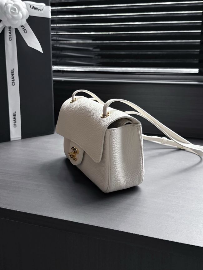 Chanel Mini Flap Bag AS6573 Ivory&gold-Tone Metal