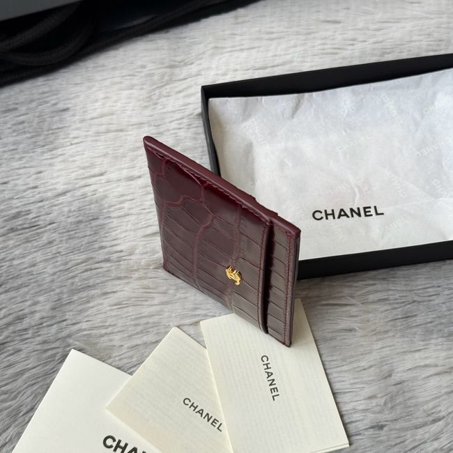 Chanel Card Holder AP5397 Burgundy Chanel Card Holder AP5397 Burgundy