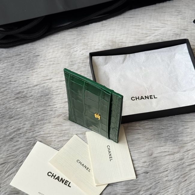 Chanel Card Holder AP5397 green Chanel Card Holder AP5397 green