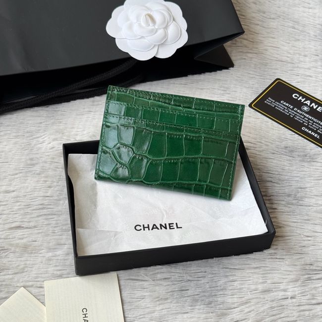 Chanel Card Holder AP5397 green Chanel Card Holder AP5397 green