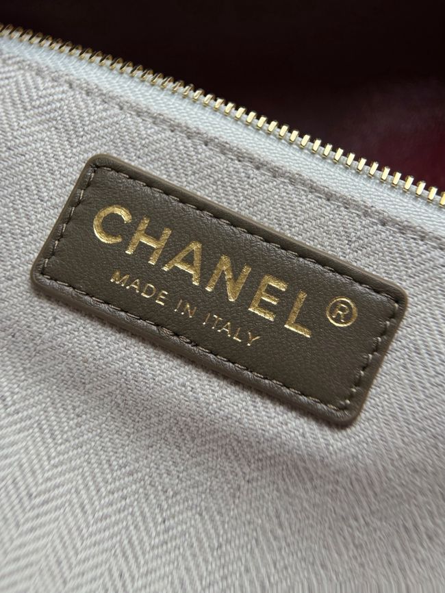 Chanel Small Shopping Bag AS6495 Khaki Chanel Small Shopping Bag AS6495 Khaki