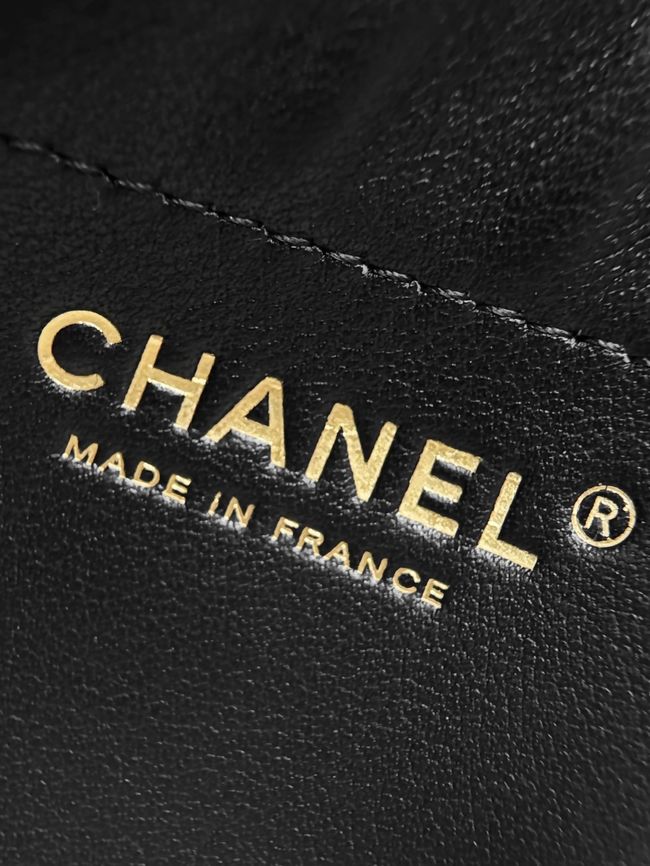 Chanel Small Shoulder Bag AS6427 black&denim blue Chanel Small Shoulder Bag AS6427 black&denim blue
