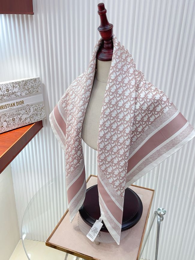 Dior 90 Square Scarf Silk Twill KY199-1
