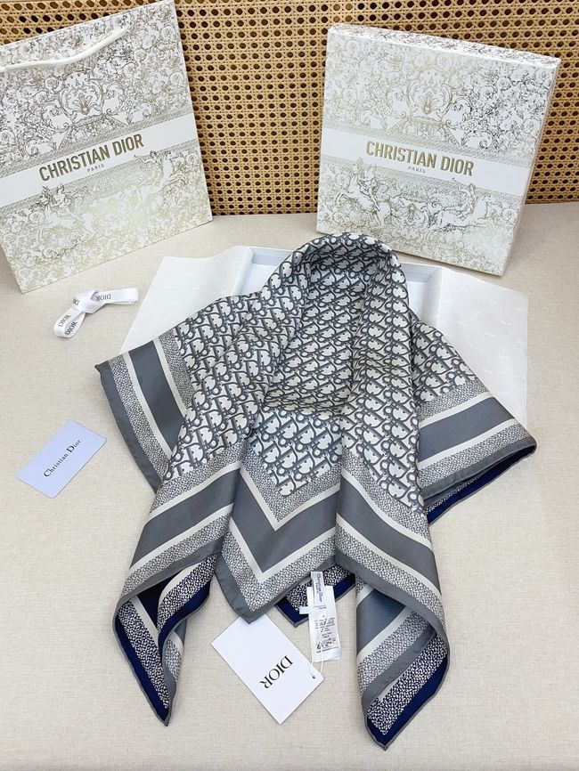 Dior 90 Square Scarf Silk Twill KY199-3 Dior 90 Square Scarf Silk Twill KY199-3